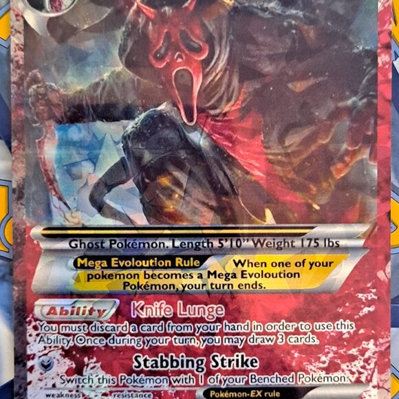 Dead By Daylight Ghost Face Pokemon Card - Scream - Picture 3 of 7